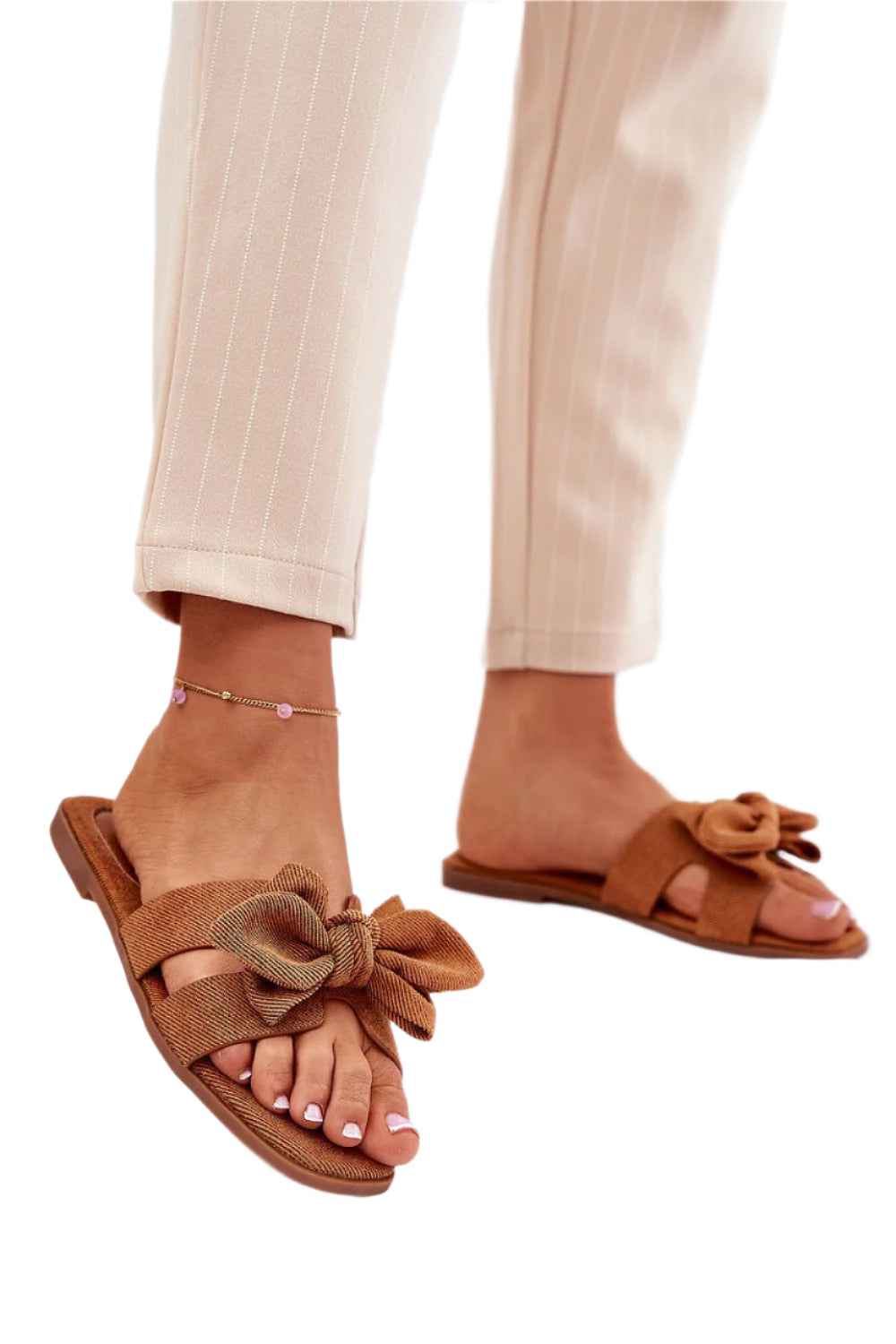 TEEK - Bow Top Flip-flops SHOES TEEK MH brown 36