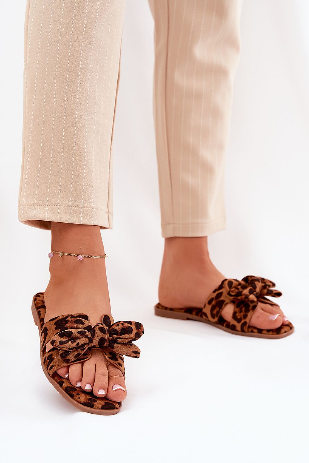 TEEK - Bow Top Flip-flops SHOES TEEK MH brown 2 36