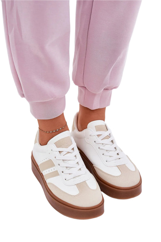 TEEK - Sweet Soft Laced Sneakers SHOES TEEK MH white 6.5