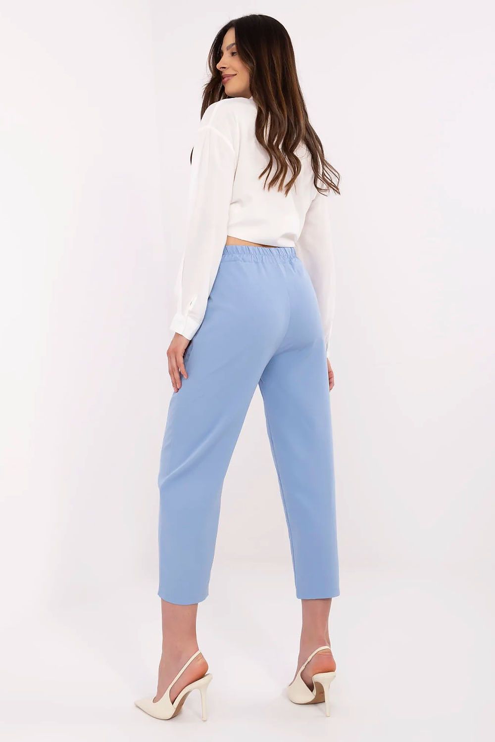 TEEK - Stretched Waist Pocketed Cropped Trousers PANTS TEEK MH