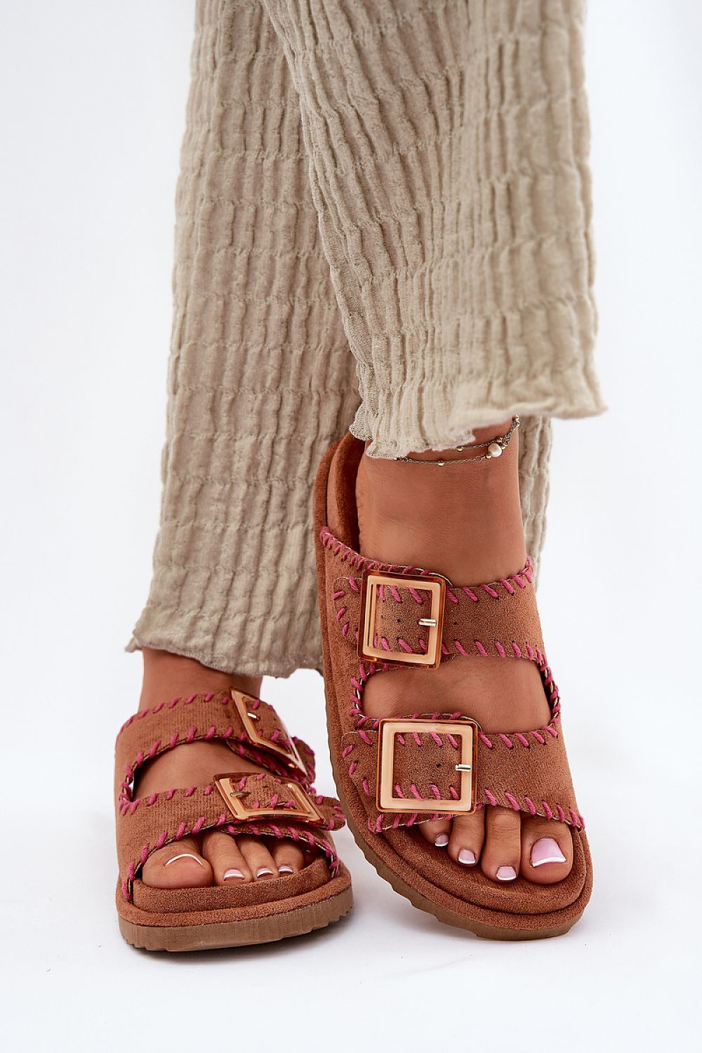 TEEK - Strong Stitch Double Buckle Sandals SHOES TEEK MH