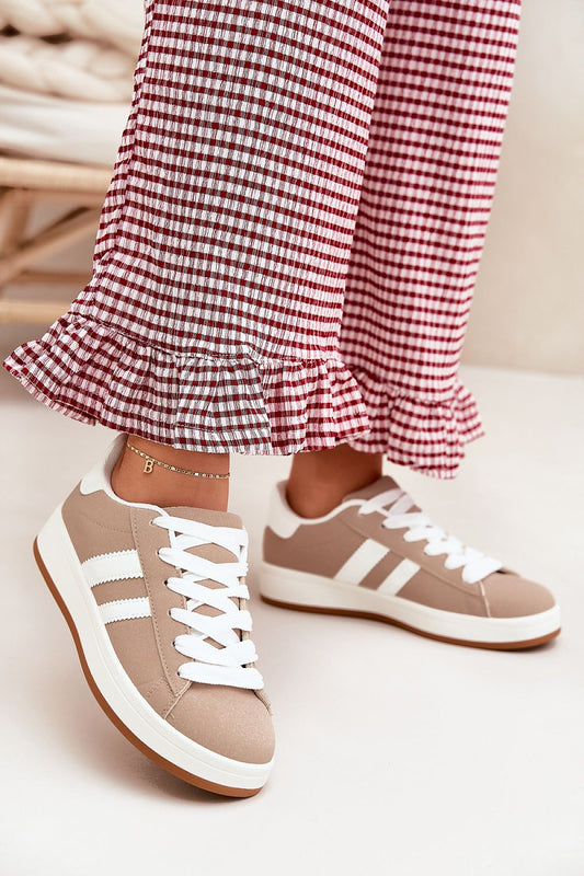 TEEK - Twin Stripe Sneakers SHOES TEEK MH beige 36