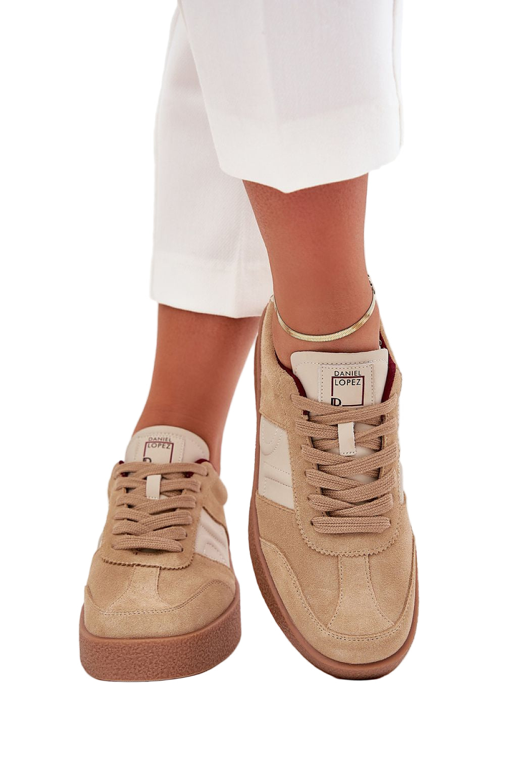 TEEK - BG Daniel Lopez Suede Shift Sneakers SHOES TEEK MH beige 6