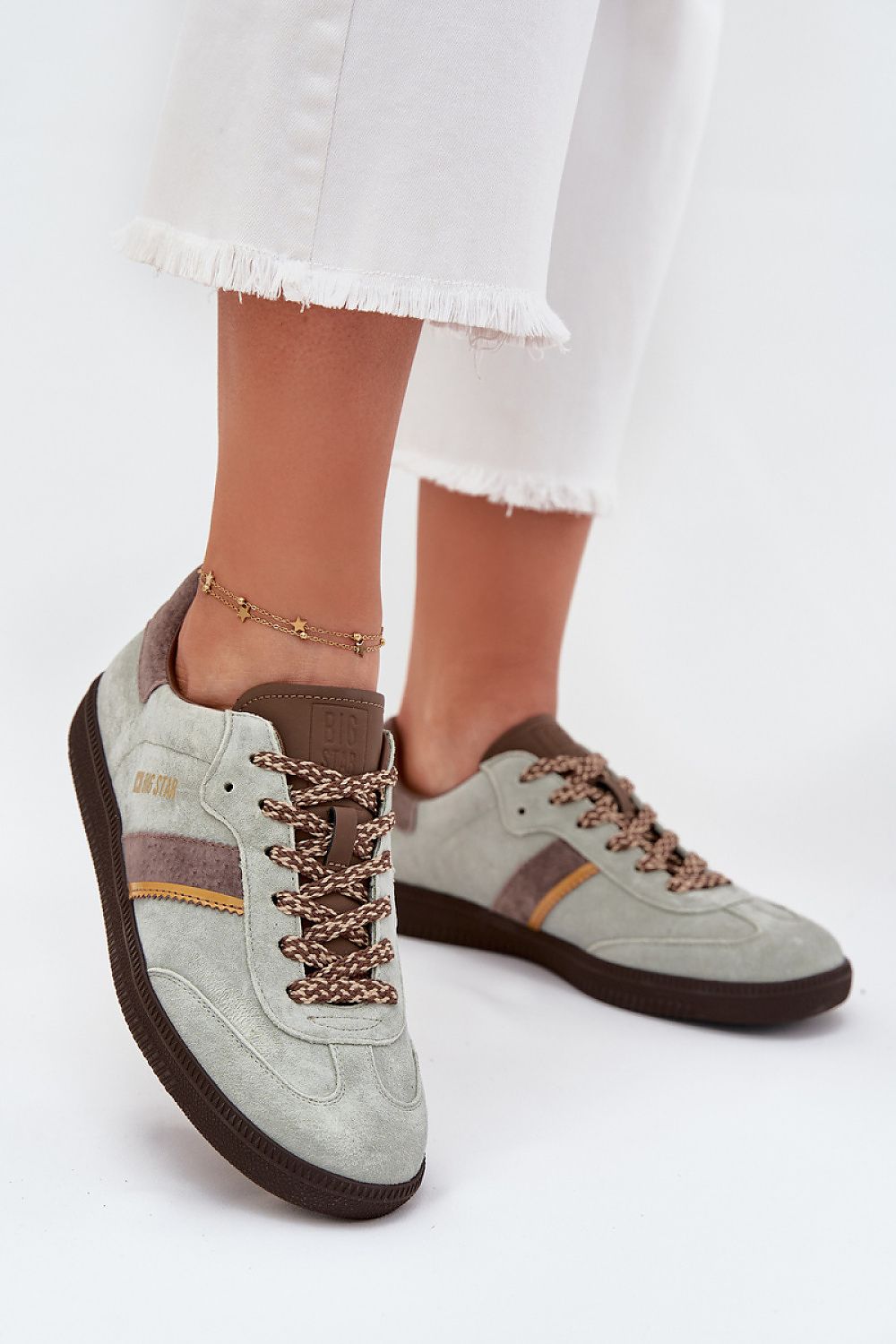 TEEK - Suede Foam Laced Sport Shoes SHOES TEEK MH green 2 6