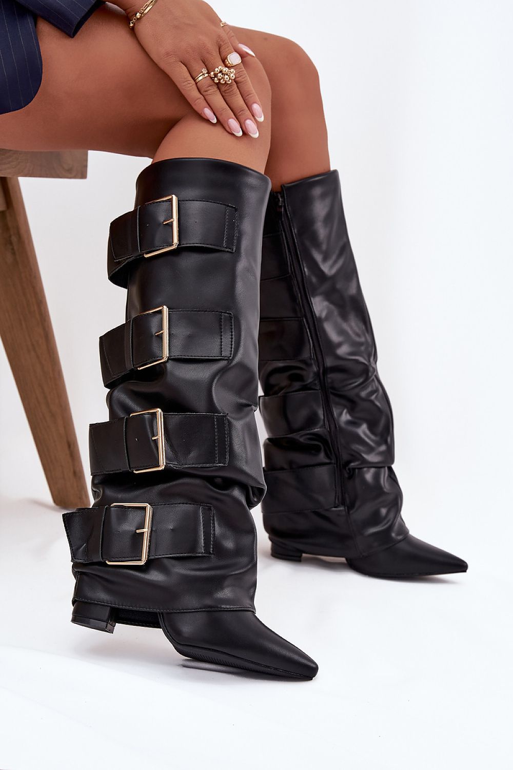TEEK - Quad Buckle Heeled Boots SHOES TEEK MH