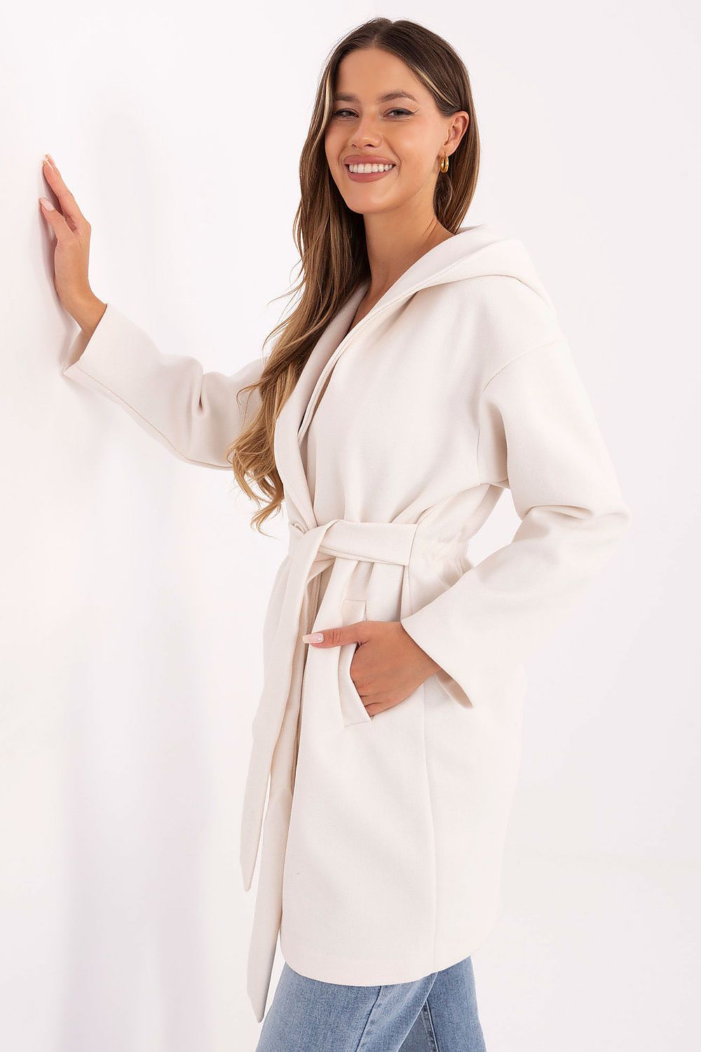 TEEK - Hooded Wrap Belted Coat COAT TEEK MH