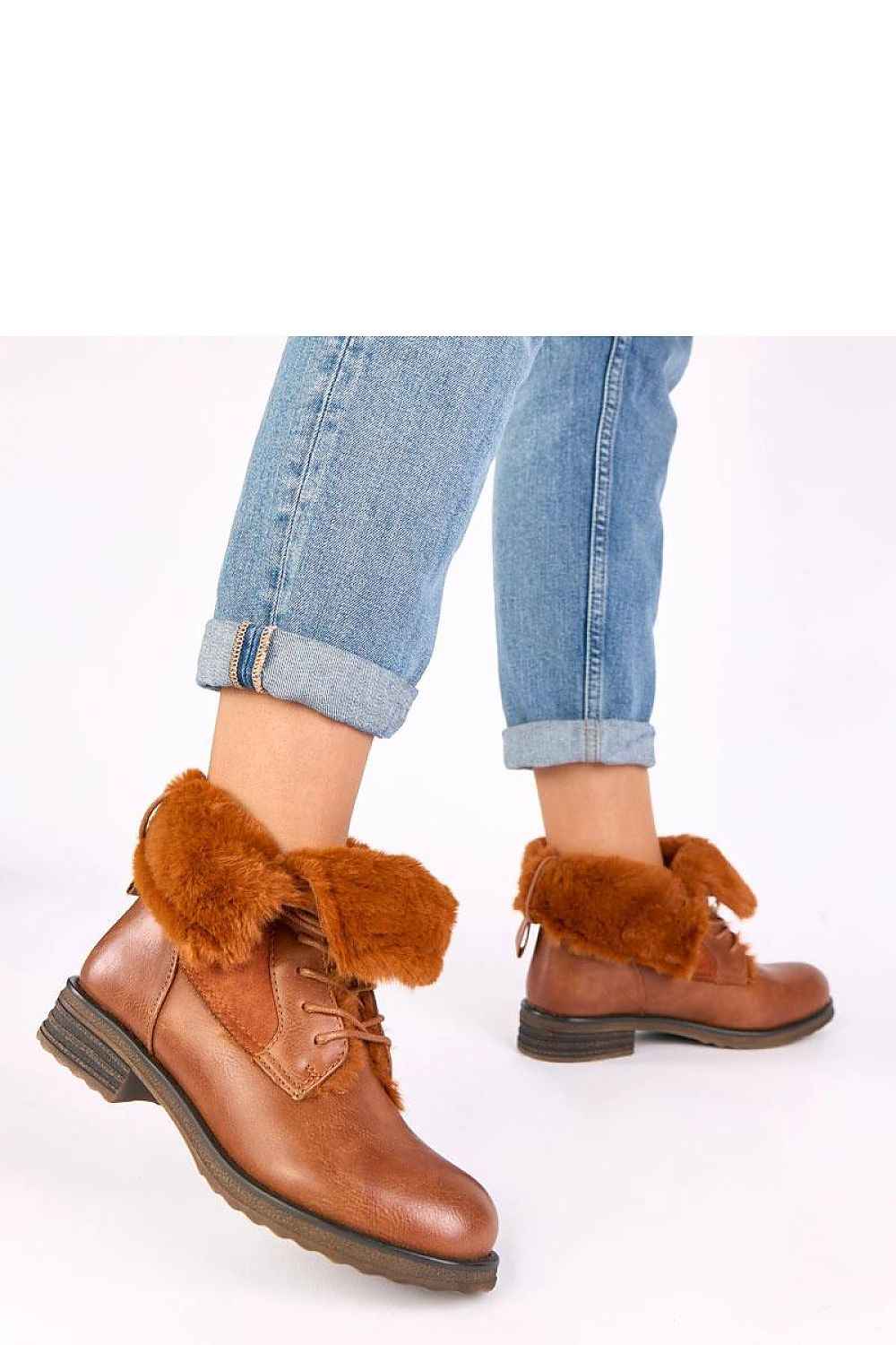 TEEK - Laced Flipped Fur Ankle Boots SHOES TEEK MH