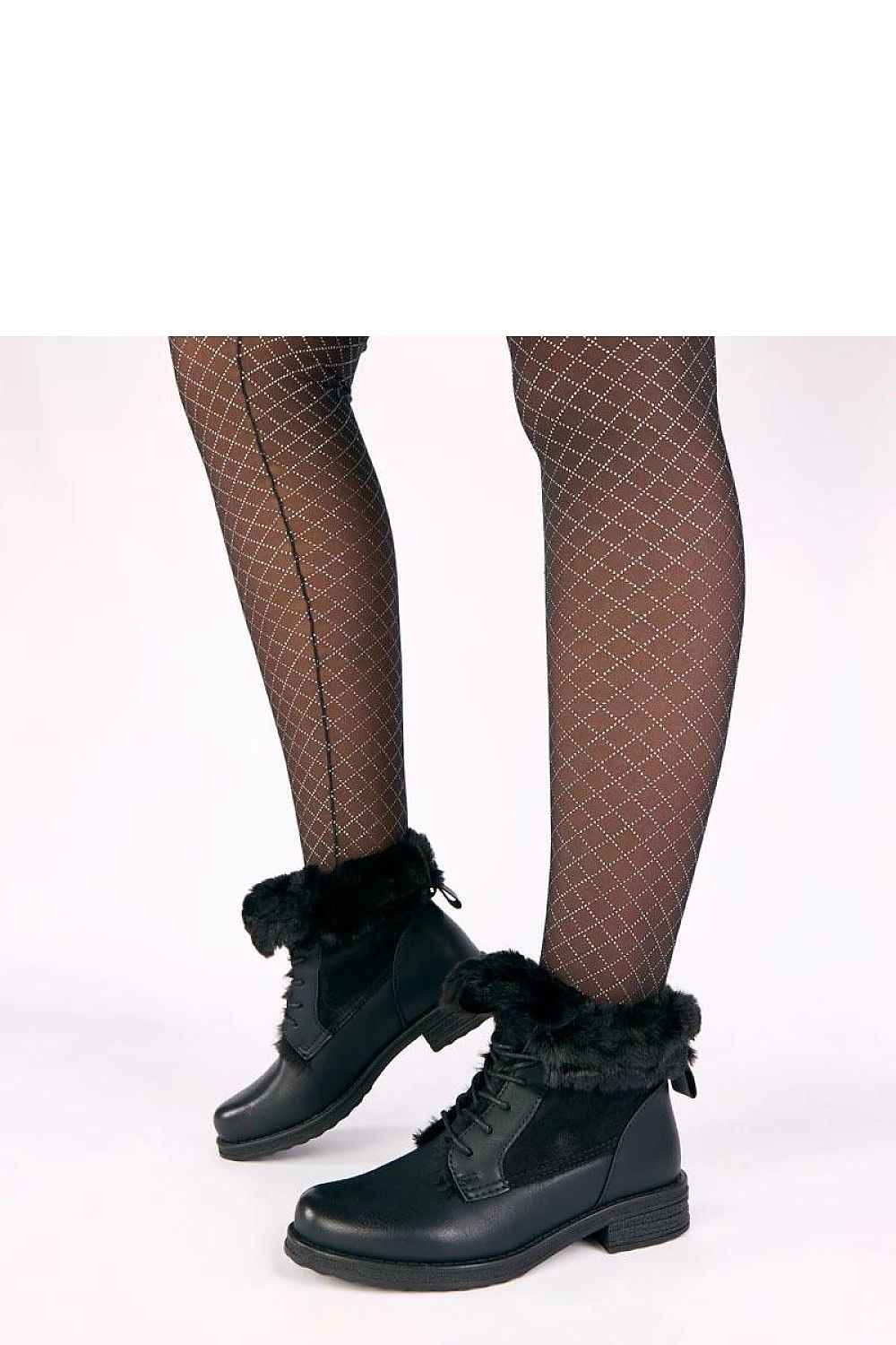 TEEK - Laced Flipped Fur Ankle Boots SHOES TEEK MH