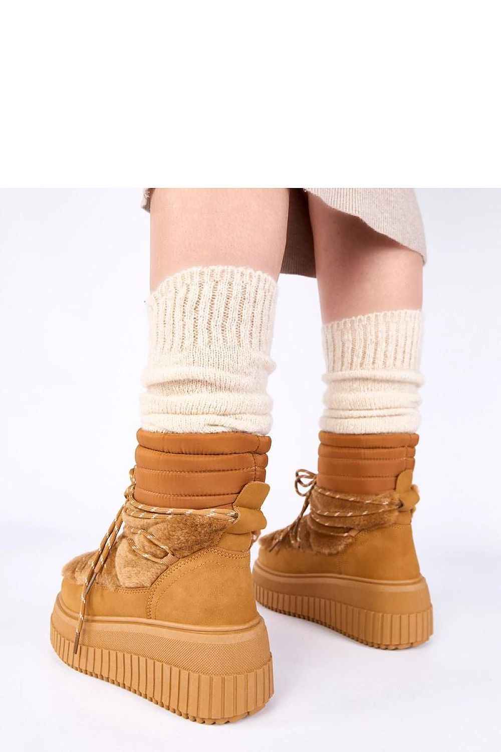 TEEK - Canoe Laced Furry Top Snow boots SHOES TEEK MH