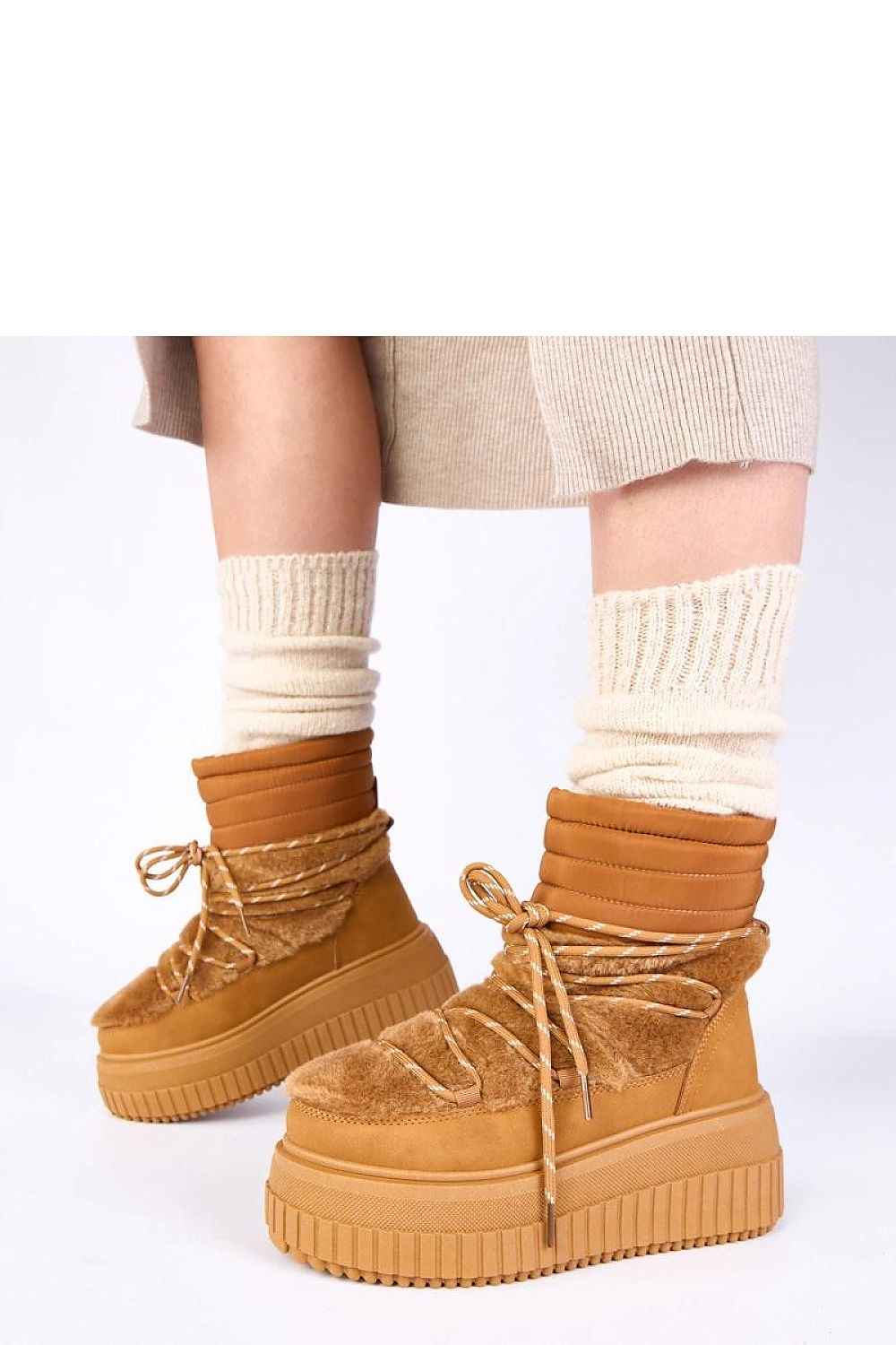 TEEK - Canoe Laced Furry Top Snow boots SHOES TEEK MH