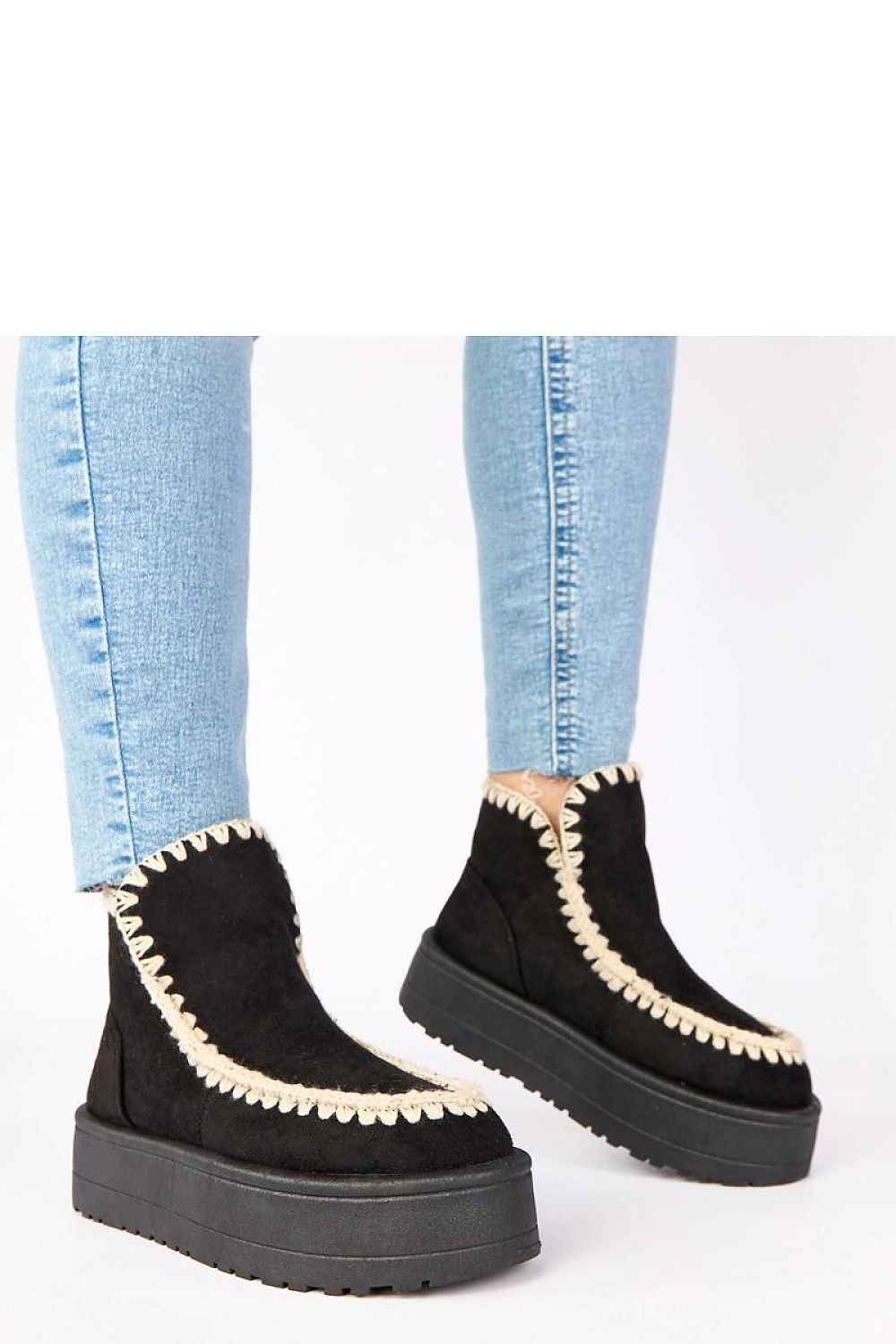 TEEK - Stitched Ankle Snow Boots SHOES TEEK MH