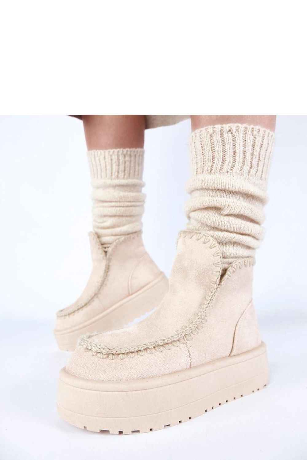 TEEK - Stitched Ankle Snow Boots SHOES TEEK MH