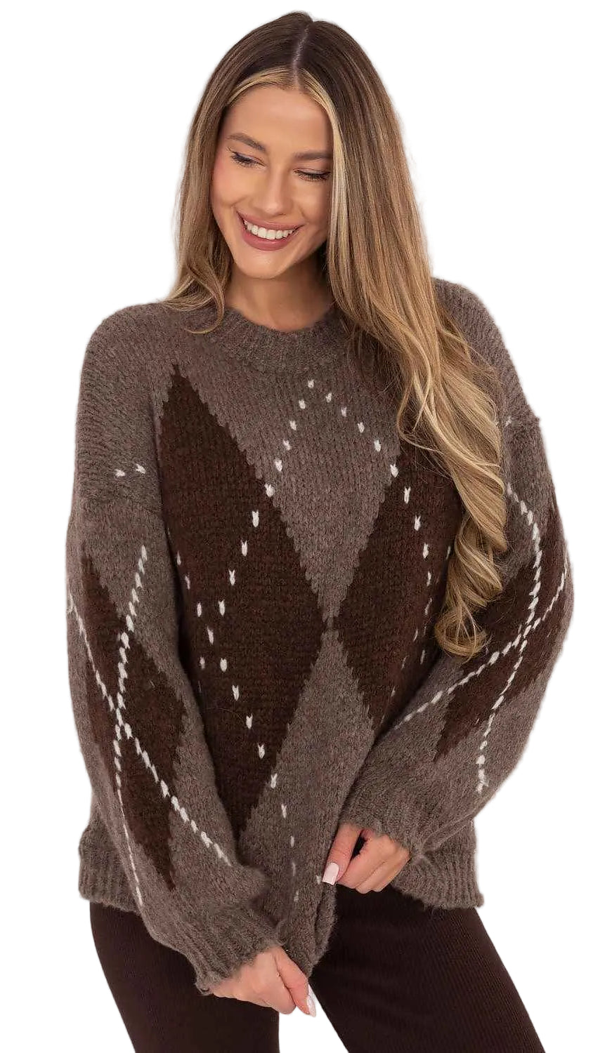 TEEK - Argyle Sweater TOPS TEEK MH