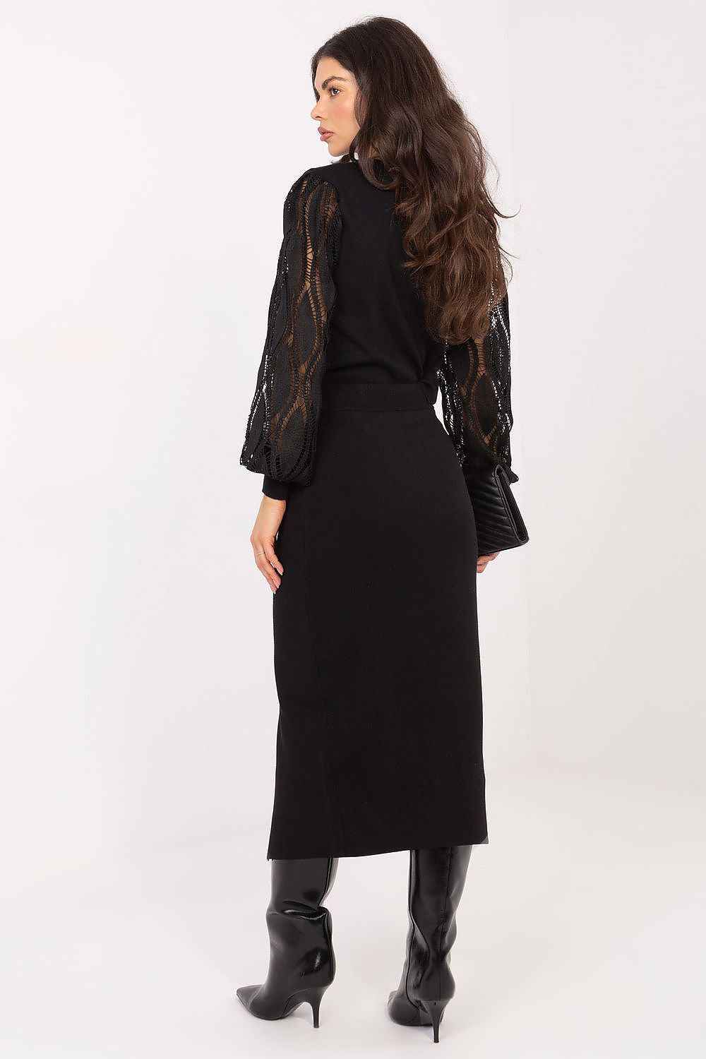 TEEK - Down Button So Slit Skirt SKIRT TEEK MH
