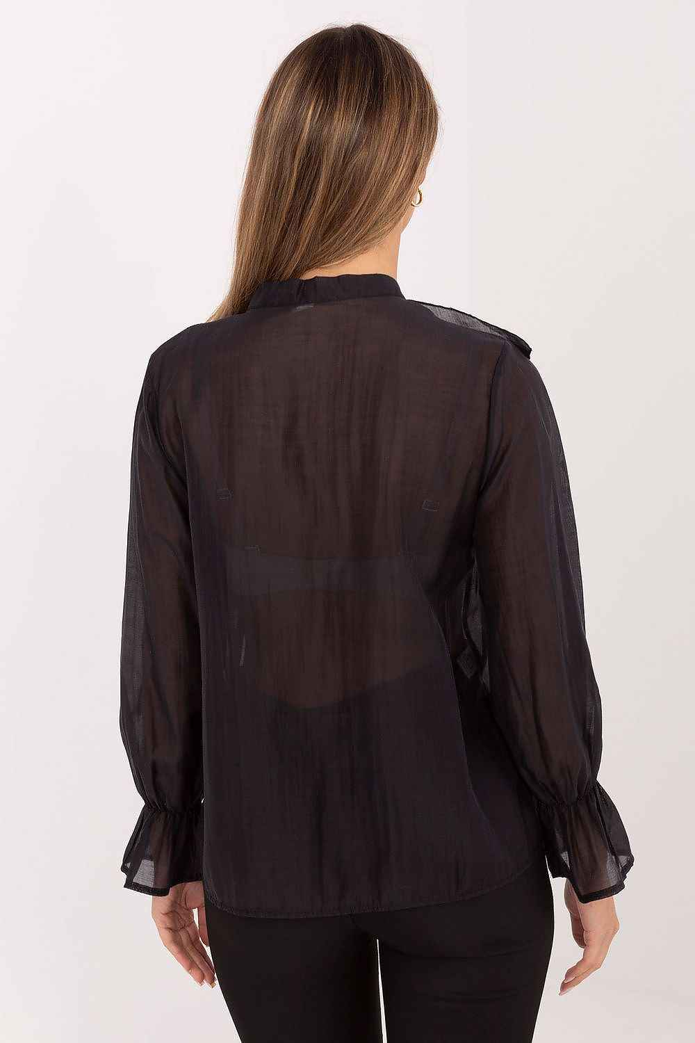 TEEK - Long Sleeve Ruffle Over Blouse TOPS TEEK MH