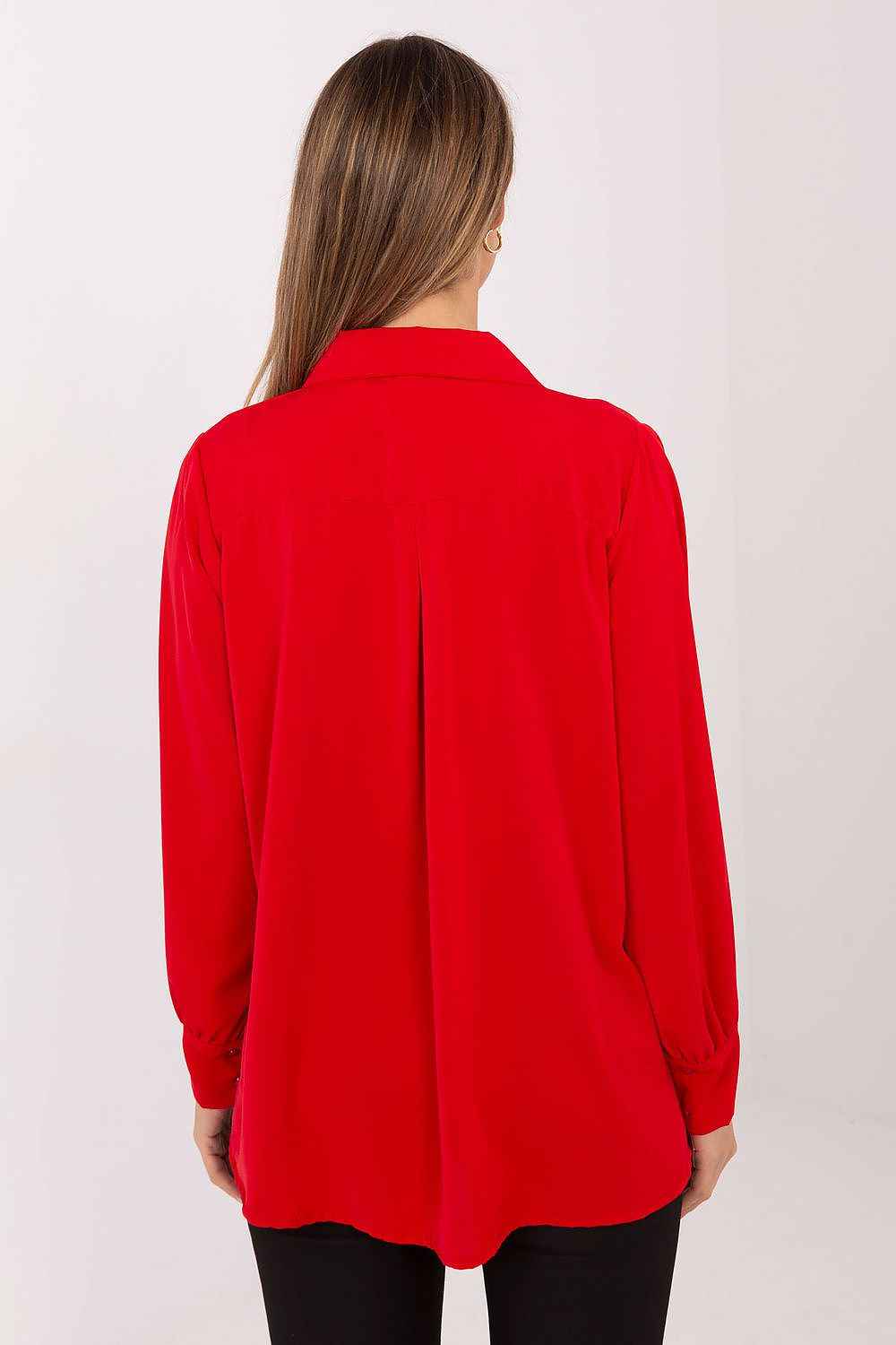 TEEK - Ruffle Down Long Sleeve Blouse TOPS TEEK MH