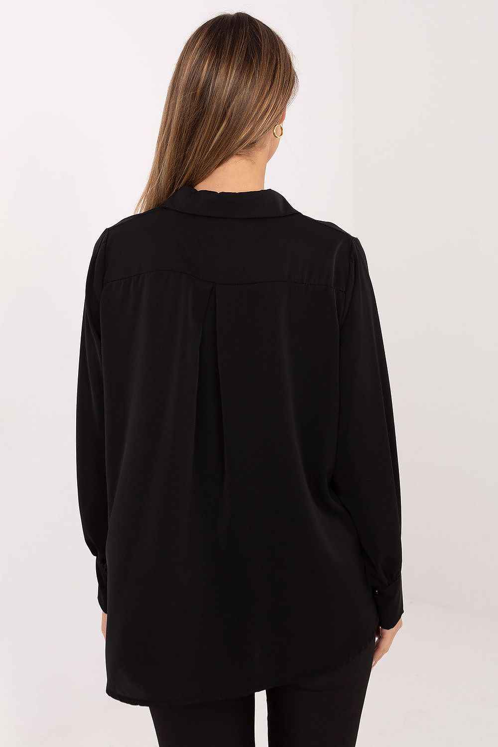 TEEK - Ruffle Down Long Sleeve Blouse TOPS TEEK MH