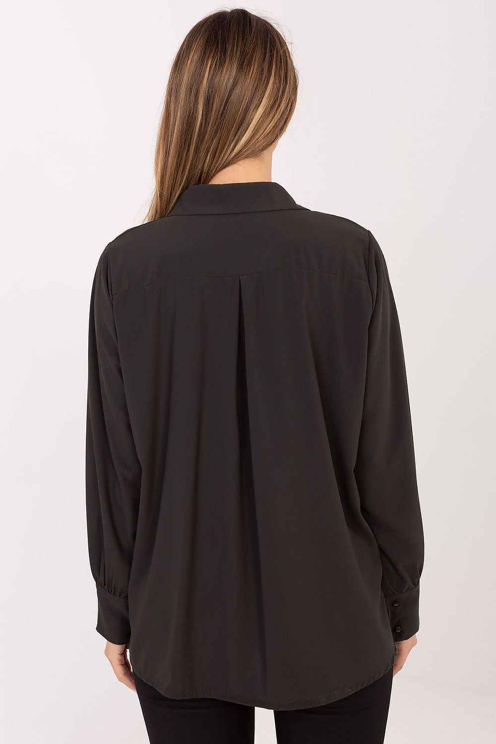 TEEK - Ruffle Down Long Sleeve Blouse TOPS TEEK MH