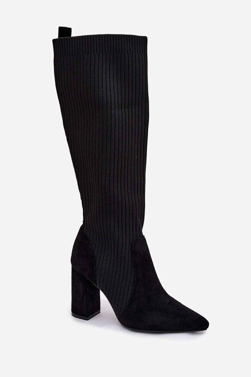 TEEK - Suede Sleek Heeled Boots SHOES TEEK MH