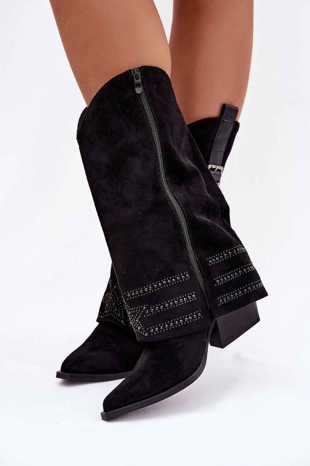 Heel boots Step in style