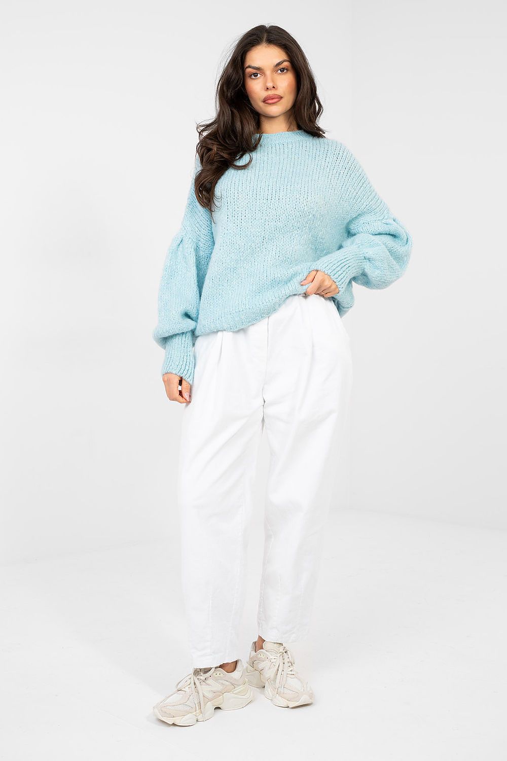 TEEK - Cuffed Balloon Sleeve Sweater TOPS TEEK MH