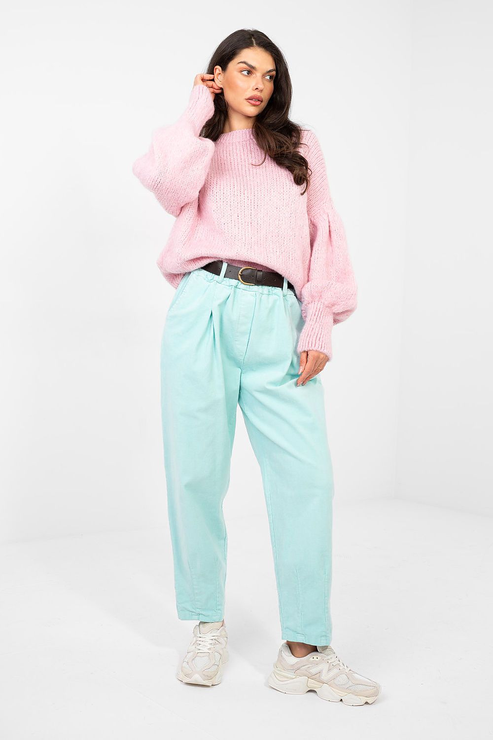 TEEK - Cuffed Balloon Sleeve Sweater TOPS TEEK MH