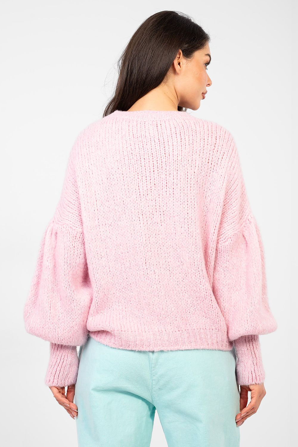 TEEK - Cuffed Balloon Sleeve Sweater TOPS TEEK MH