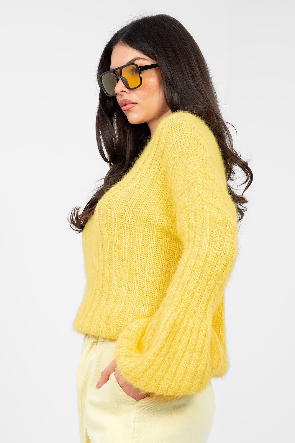 TEEK - Uncuffed Balloon Sleeve Sweater TOPS TEEK MH