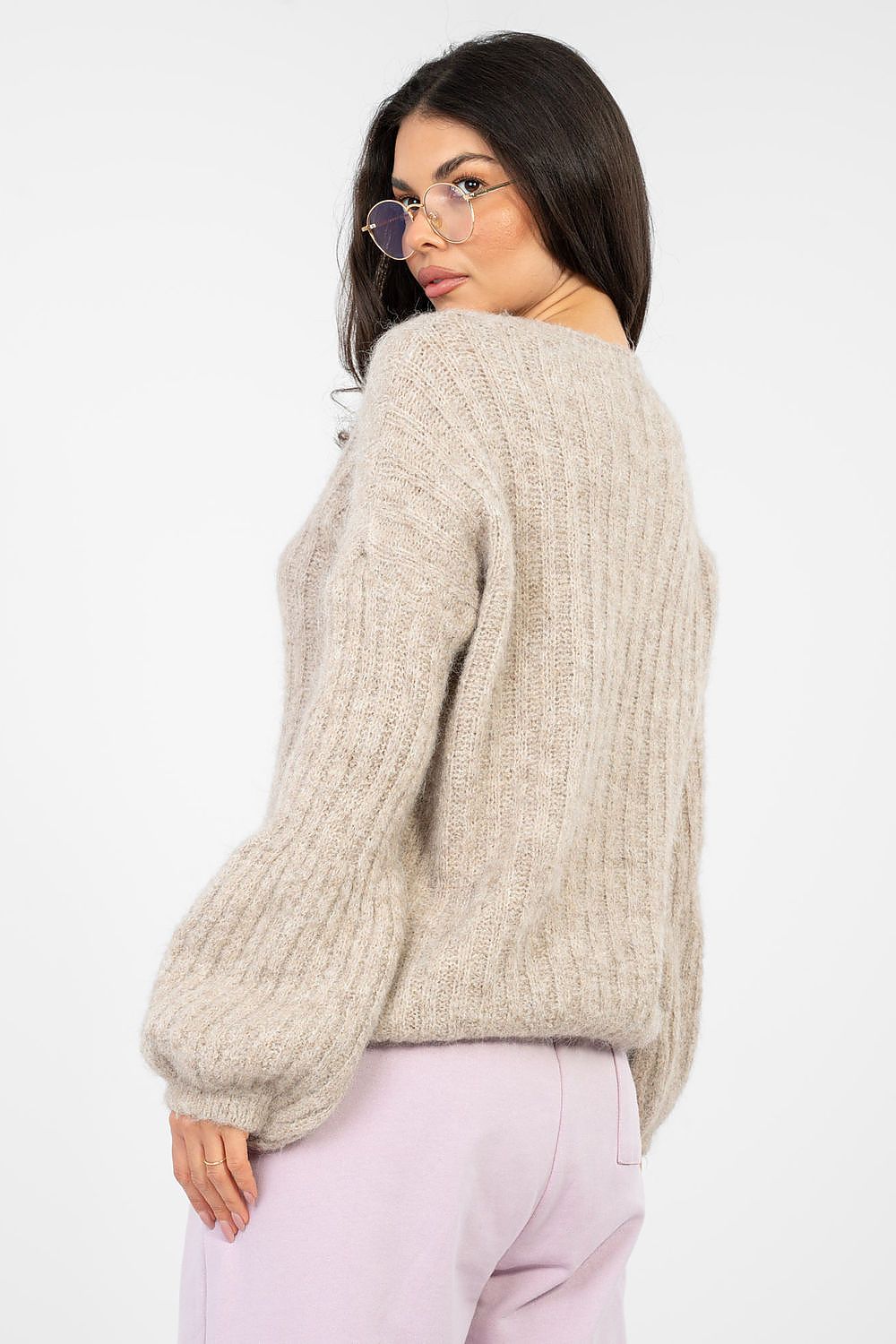 TEEK - Uncuffed Balloon Sleeve Sweater TOPS TEEK MH