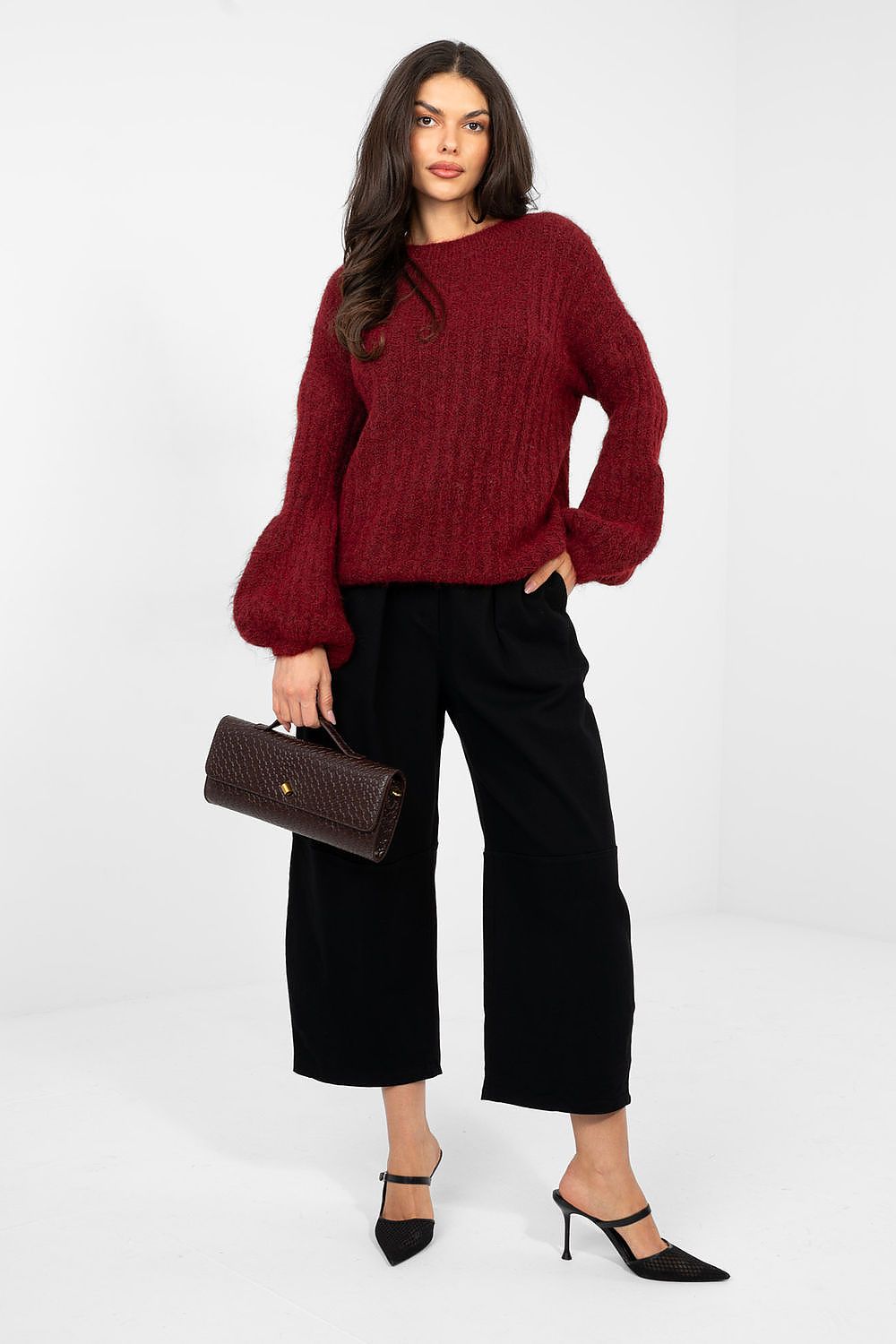 TEEK - Uncuffed Balloon Sleeve Sweater TOPS TEEK MH