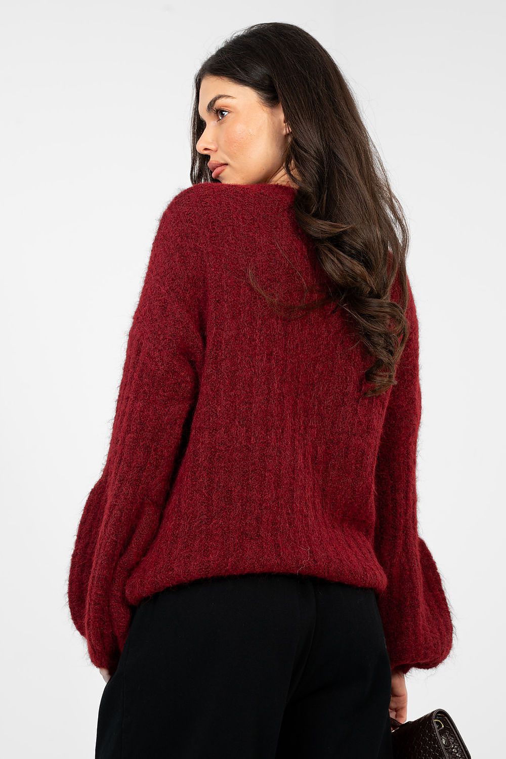 TEEK - Uncuffed Balloon Sleeve Sweater TOPS TEEK MH