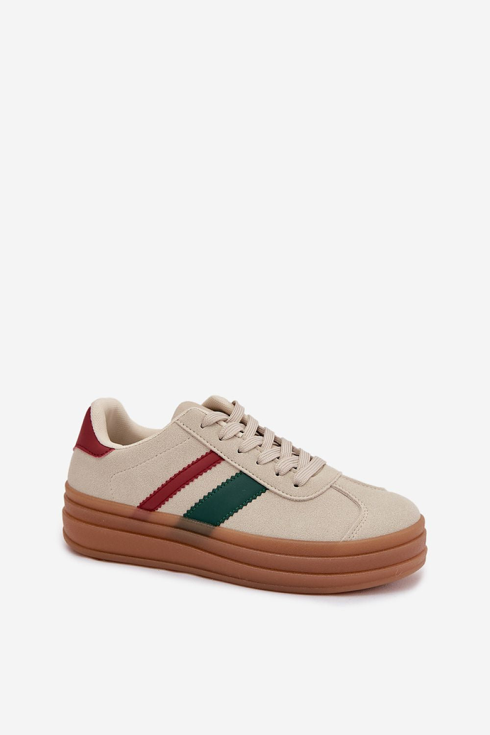 TEEK - Bi-Color Stripe Laced Sneakers SHOES TEEK MH