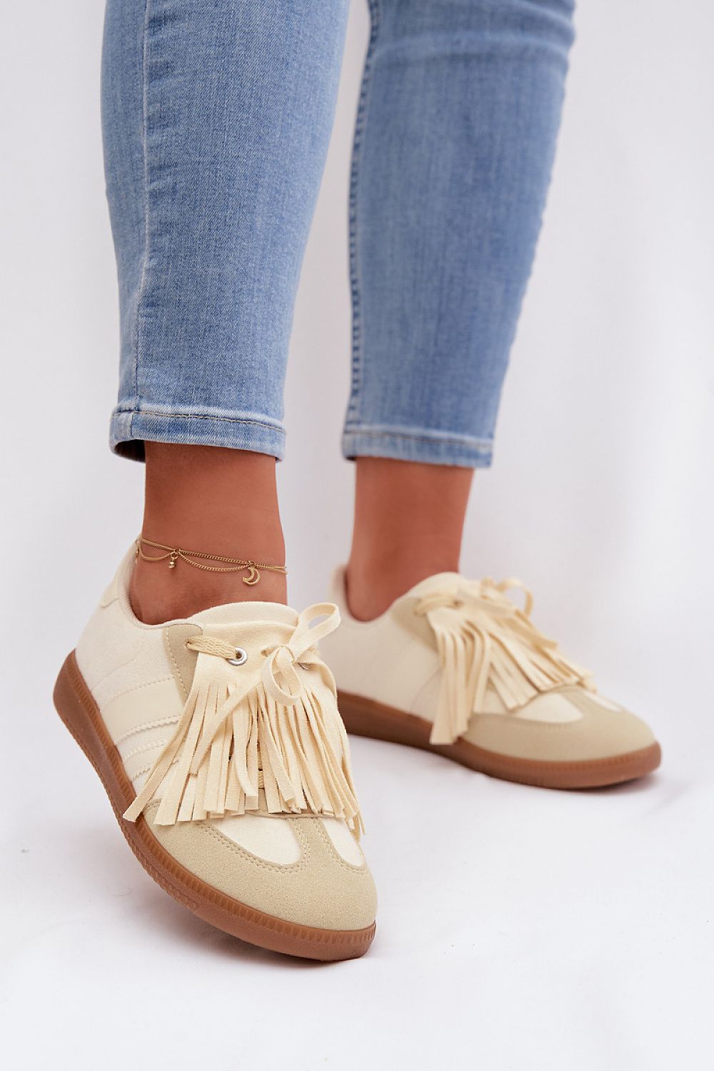 TEEK - Tassel Suede Laced Sneakers SHOES TEEK MH yellow 6.5