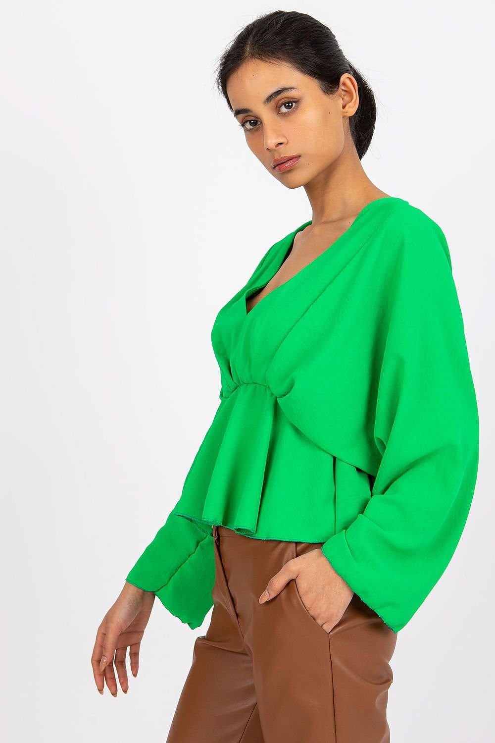 TEEK - V-Neck Floppy Blouse TOPS TEEK MH