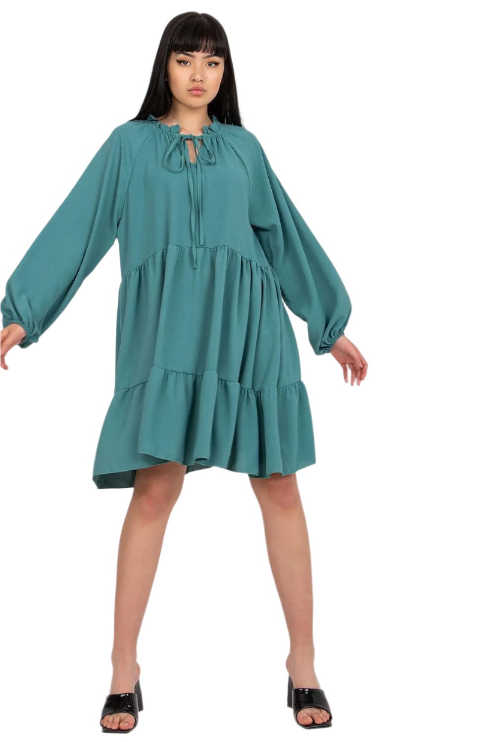 TEEK - Flow Tiered Dress DRESS TEEK MH green One Size