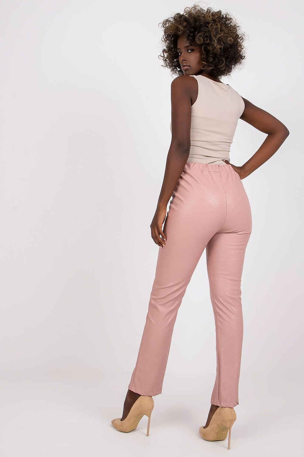 TEEK - Blushing Pink Foot Split Trousers PANTS TEEK MH