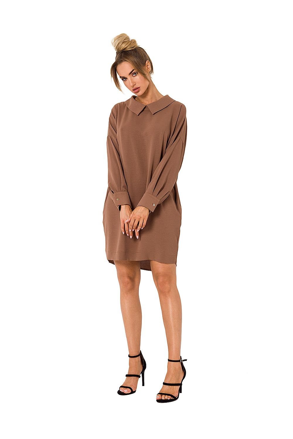 TEEK - Back V-Neck Shirt Dress DRESS TEEK MH