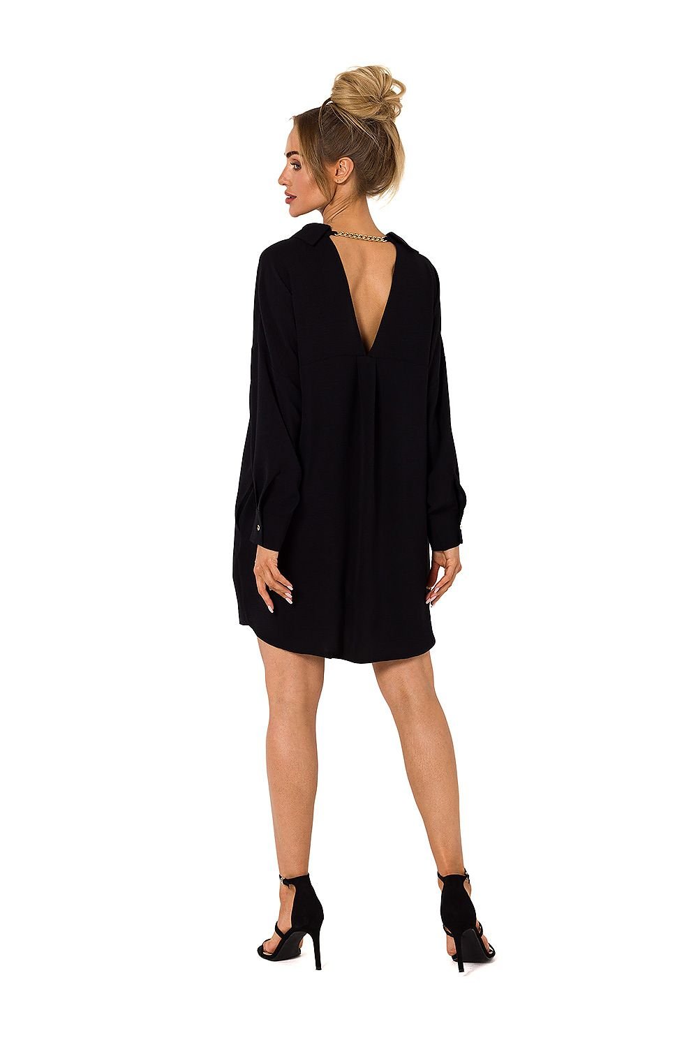 TEEK - Back V-Neck Shirt Dress DRESS TEEK MH