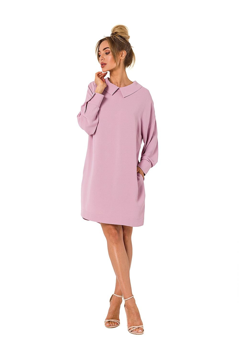 TEEK - Back V-Neck Shirt Dress DRESS TEEK MH