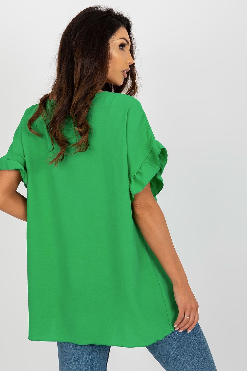 TEEK - Tilted Ruffled Blouse TOPS TEEK MH