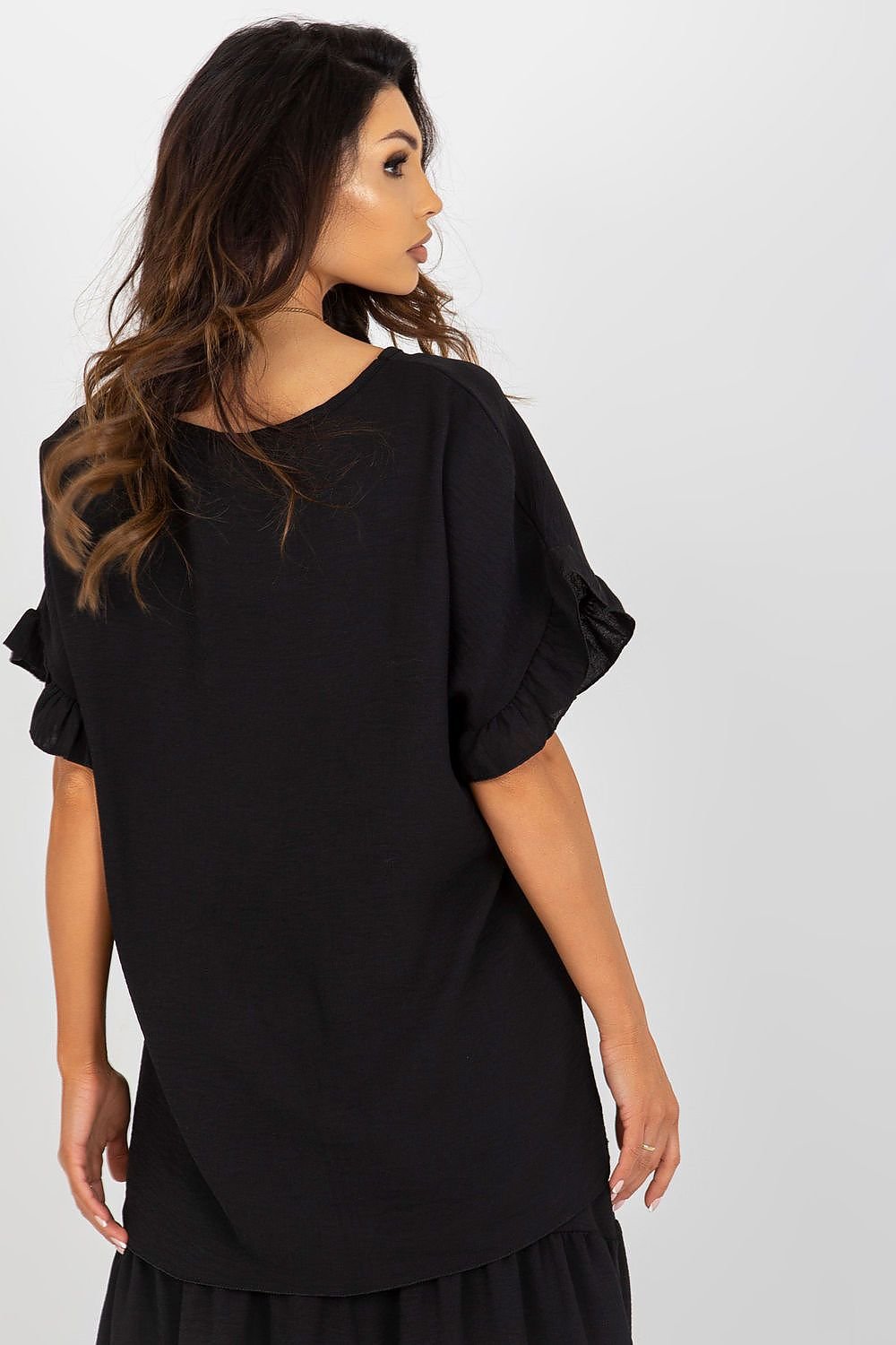 TEEK - Tilted Ruffled Blouse TOPS TEEK MH