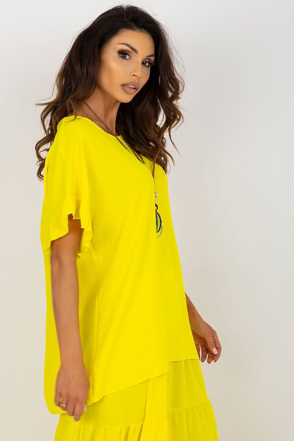 TEEK - Tilted Ruffled Blouse TOPS TEEK MH