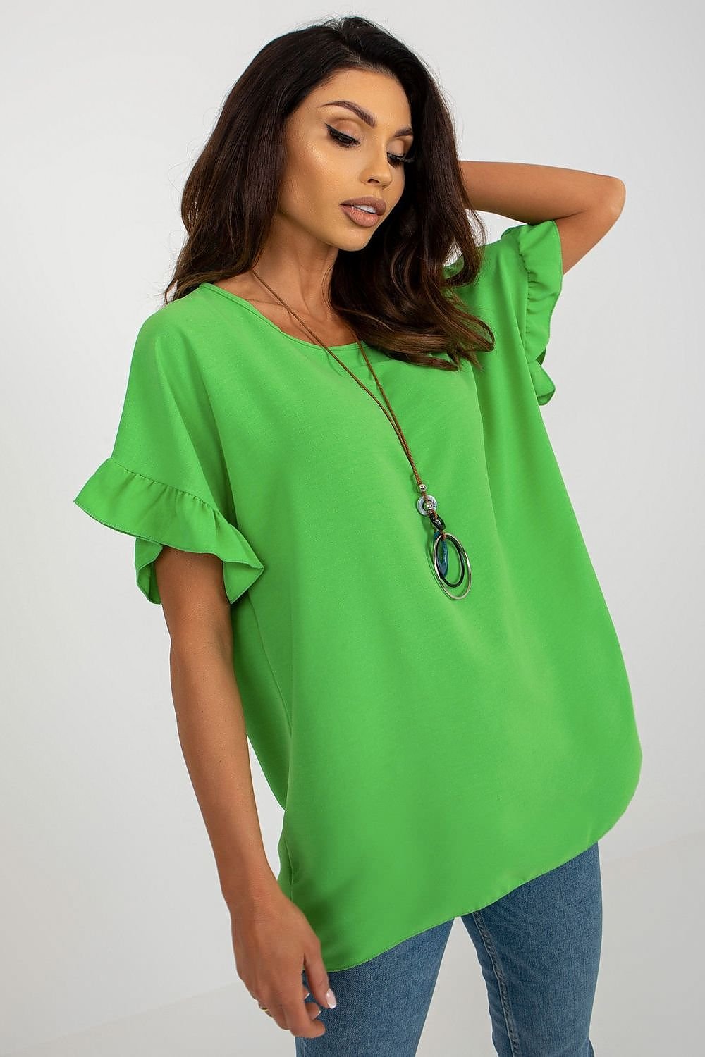 TEEK - Tilted Ruffled Blouse TOPS TEEK MH