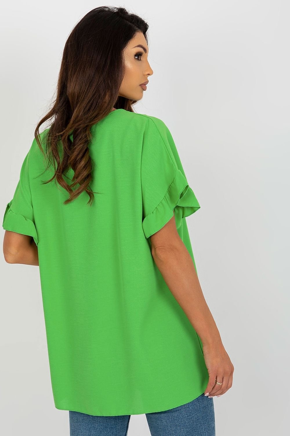 TEEK - Tilted Ruffled Blouse TOPS TEEK MH
