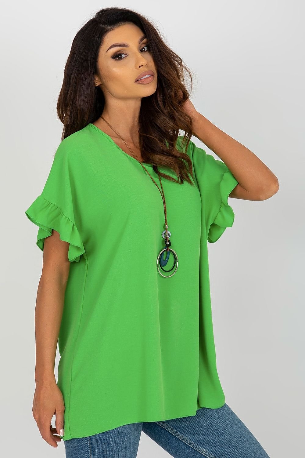TEEK - Tilted Ruffled Blouse TOPS TEEK MH