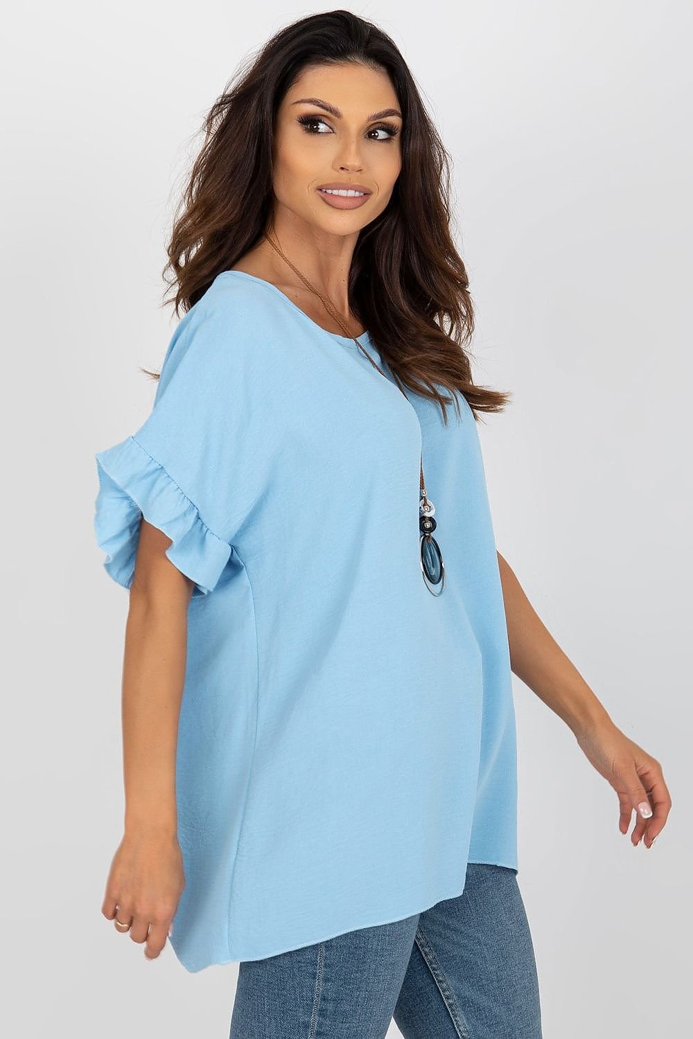 TEEK - Tilted Ruffled Blouse TOPS TEEK MH