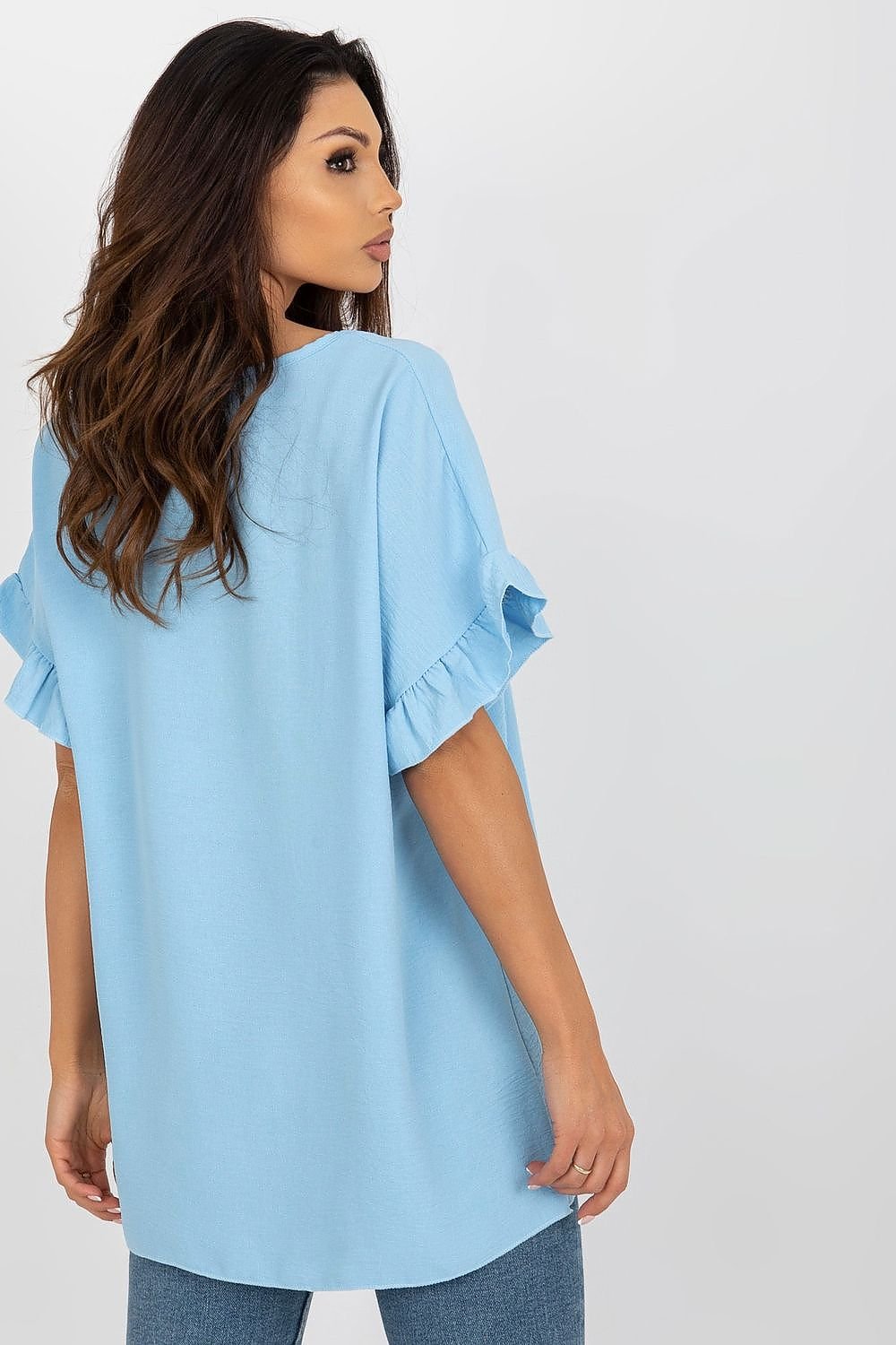 TEEK - Tilted Ruffled Blouse TOPS TEEK MH