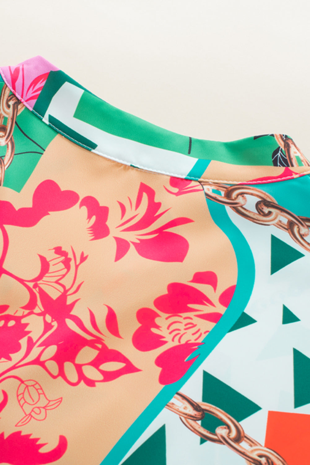 TEEK - Turquoise Printed Half Sleeve Mini Dress DRESS TEEK Trend