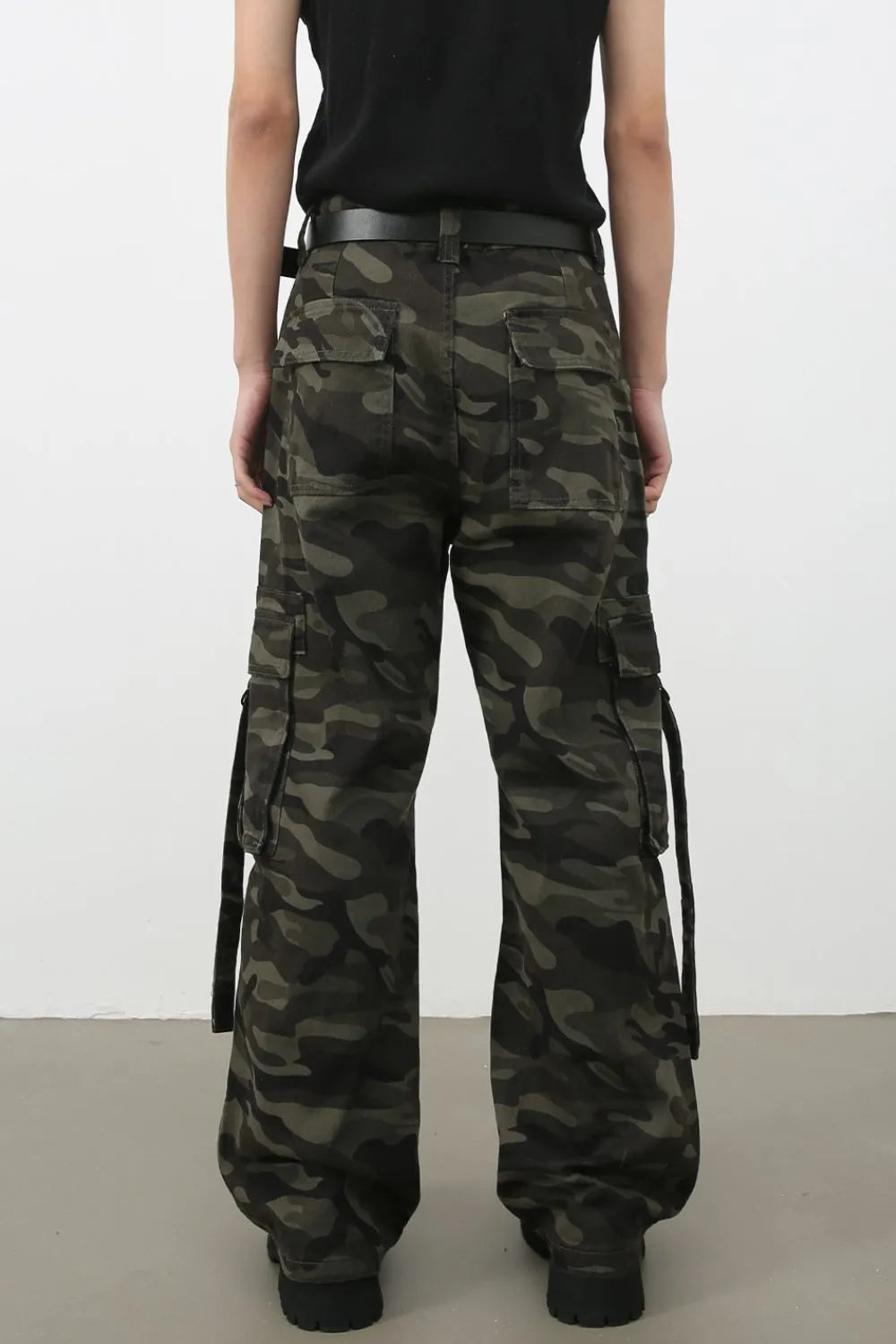 TEEK - Mens Green Camouflage Cargo Jeans JEANS TEEK Trend