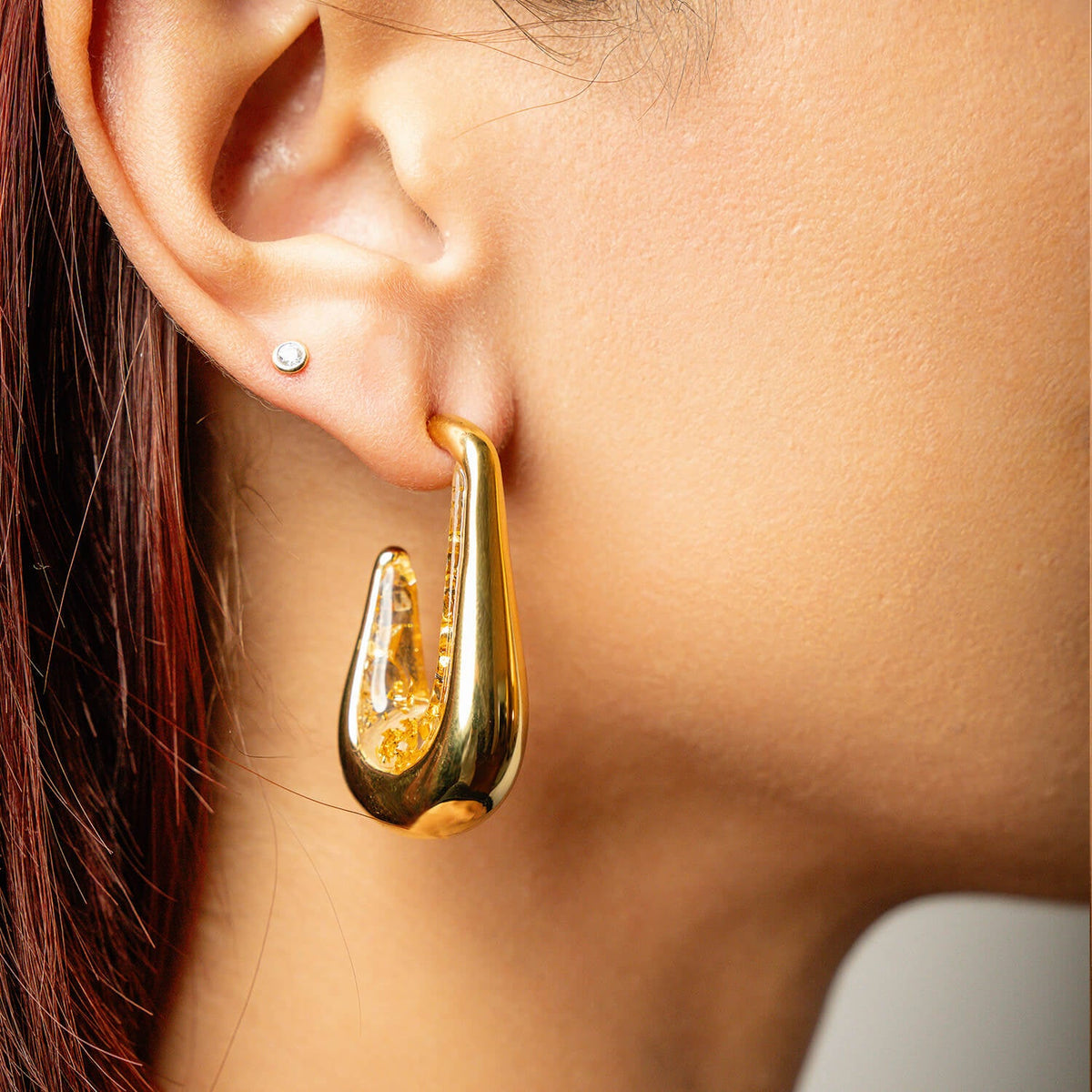TEEK - Drop Hoop Earrings JEWELRY TEEK GNH